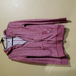 Roxy size small zippered hooded sweatshirt